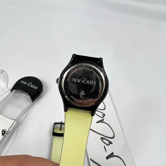 The New Yorker Watch Rea Irvin Eustace Tilley Black White Wristwatch Artist 2 - Picture 6 of 7